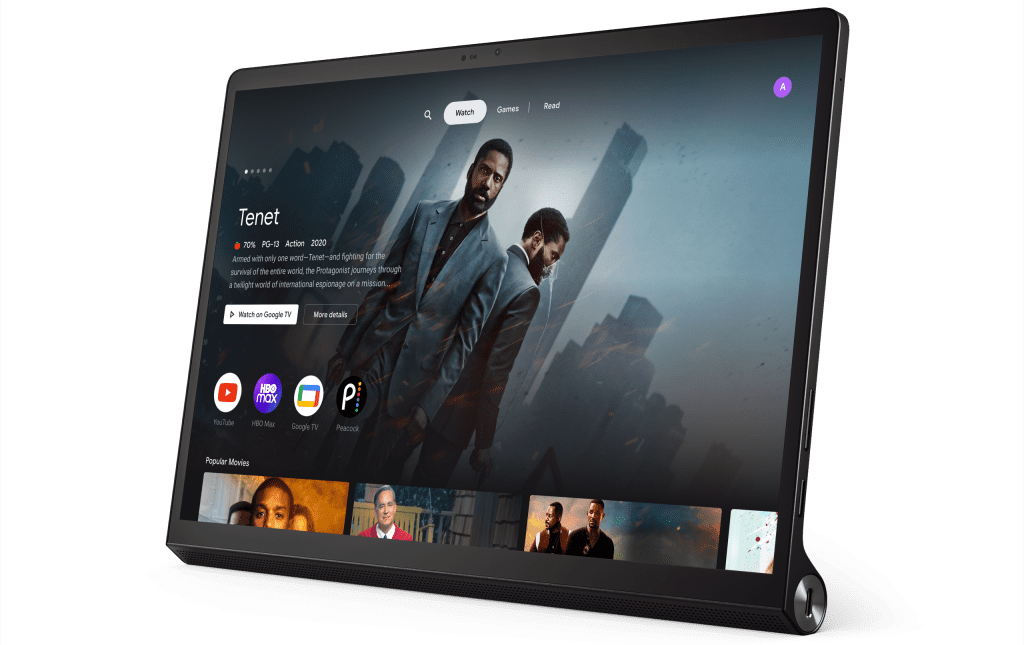 A preview of the new Entertainment Space from Google on the versatile Yoga Tab 13