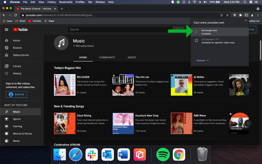 Choose device name in Google Chrome