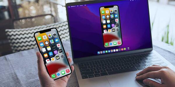 iPhone screen mirroring to Mac with Reflector