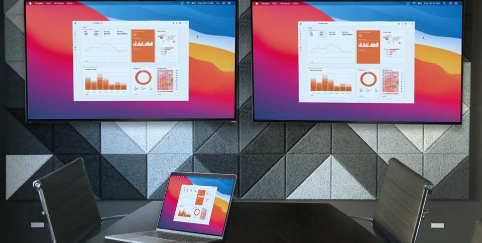 screen mirror mac to two or more Apple TVs