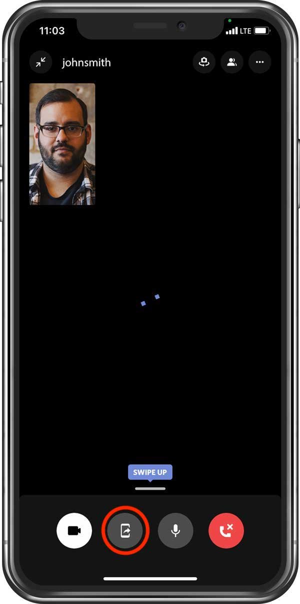 Discord video call on mobile