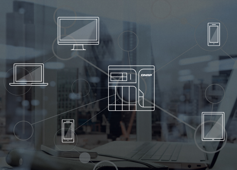 QVPN Service enables VPN connections between QNAP devices and user devices, providing data protection over the Internet.