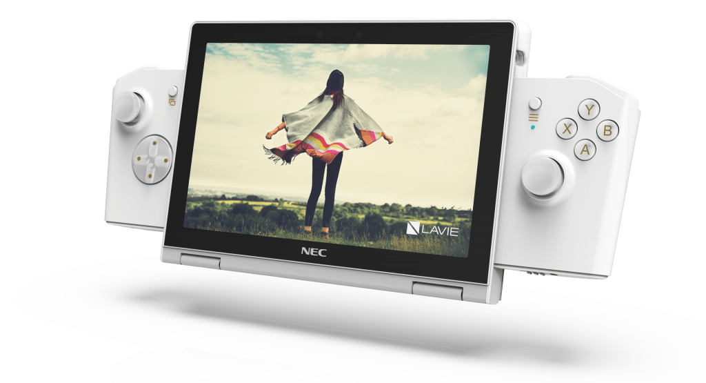 the optional Gaming Controller10 on the super small LAVIE MINI to play high-quality PC games