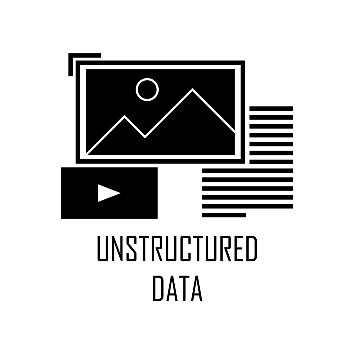 examples of unstructured data