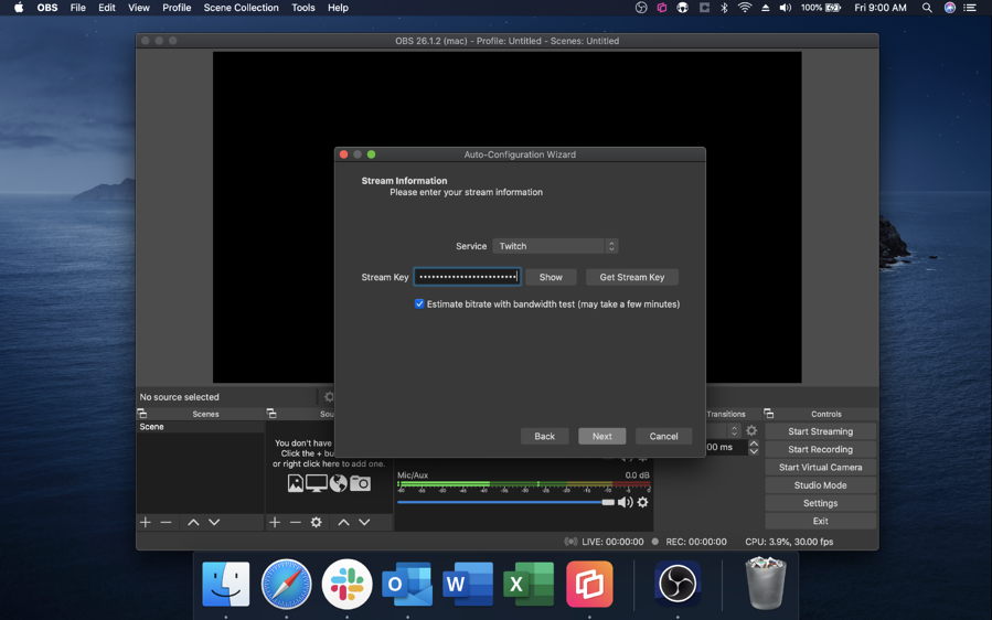 Connect Twitch to OBS