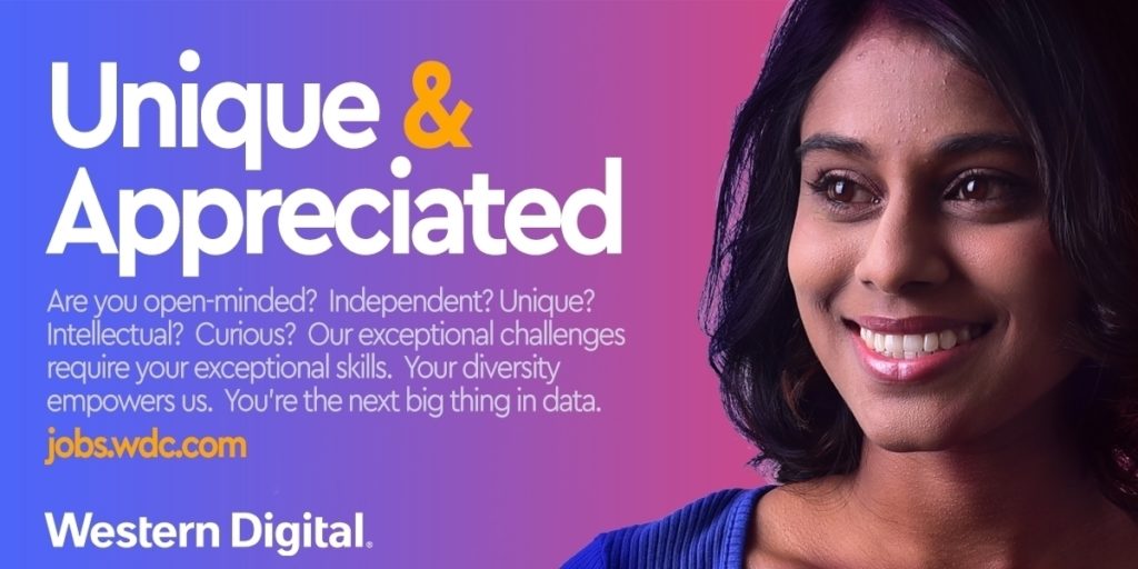 Western Digital employee appreciation ad