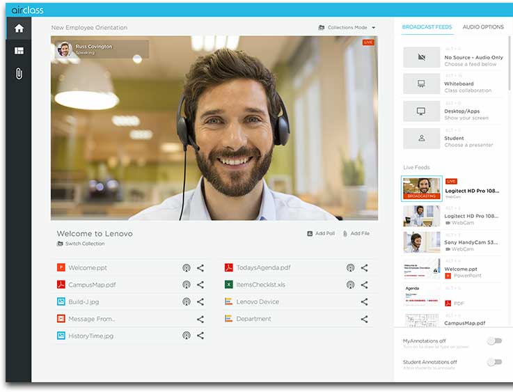 Lenovo AirClass Industry Firsts Transform Virtual Training