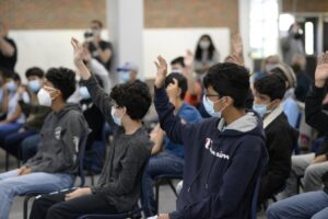 Students at Northeast Early College High School, Austin, TX.