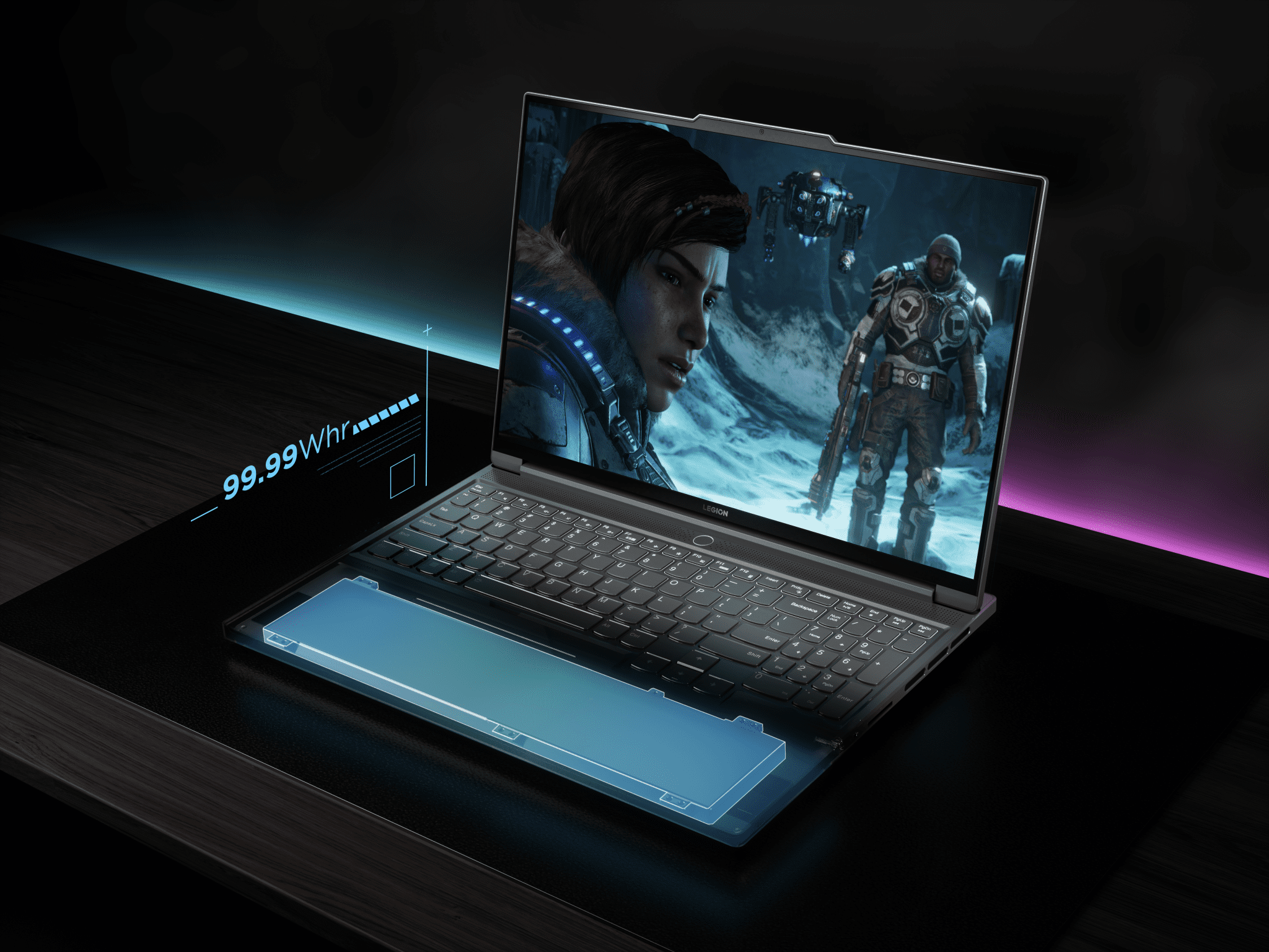 Legion Slim 7i - long battery life