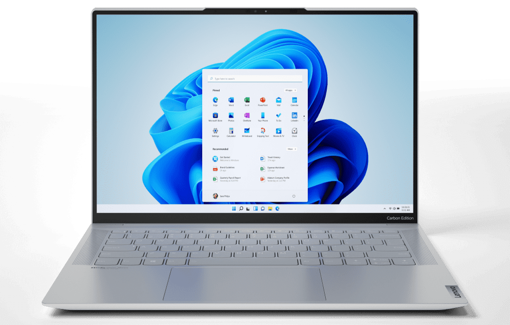 Bring the new capabilities and features of Windows 11 to life on Lenovo PCs, such as the Yoga Slim 7 Carbon