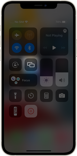 iPhone Screen Mirroring icon