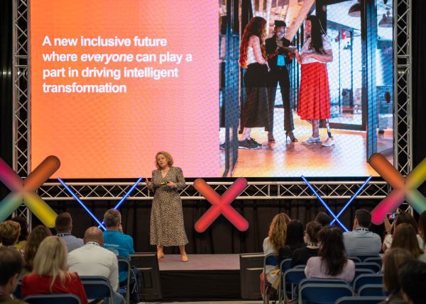 Fiona O'Brien on stage