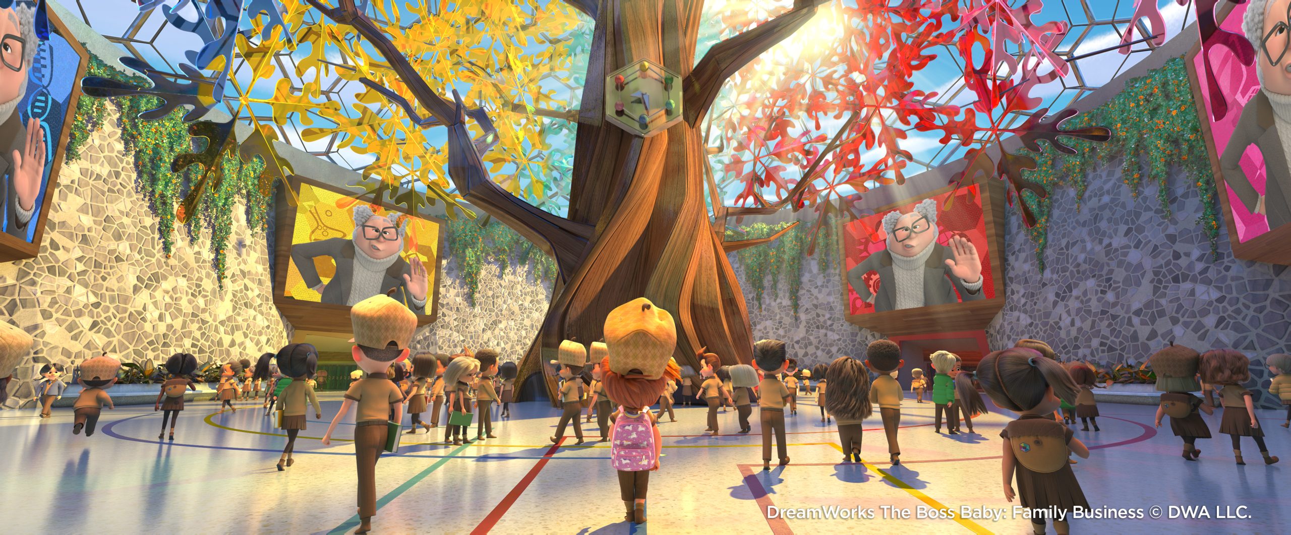 With a total of 42 unique environments, The Boss Baby: Family Business leverages Lenovo’s computational infrastructure to depict multiple picture-in-picture subshots that form the film’s overall narrative