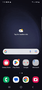 Cast screen mirroring from a Samsung Galaxy S23