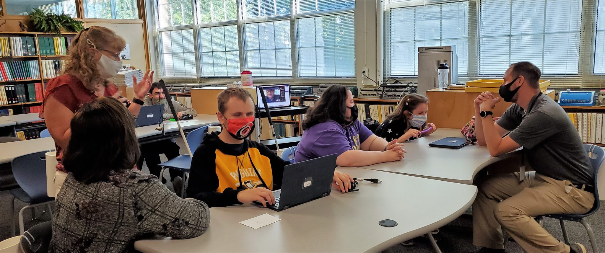 Lenovo PDO team working with Governor Morehead School for the Blind