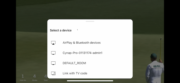 YouTube app Cast List