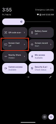 Google Pixel 8 Screen Cast