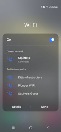 Samsung Galaxy S24 Wifi Menu