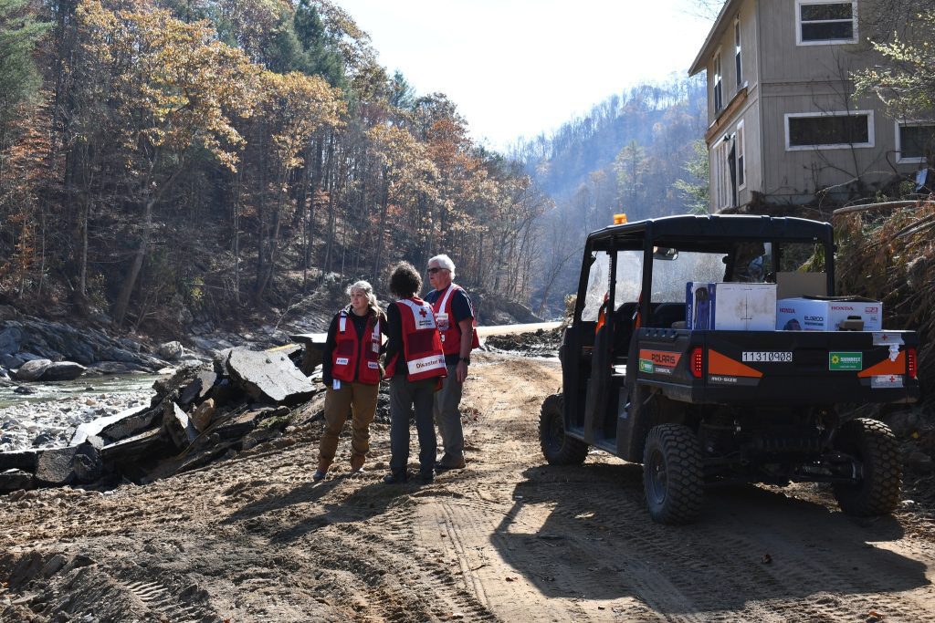 Disaster response team in Western NC